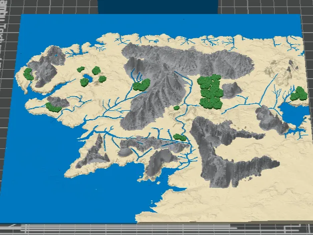 mapa de el señor de los anillos