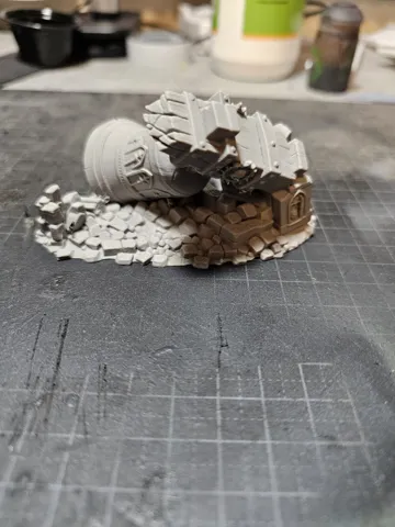 Escenografía en miniatura: Fallen Temple Bell – Grimdark Gothic Ruins — vista de referencia 4