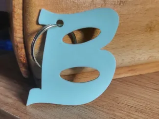 letter keychain