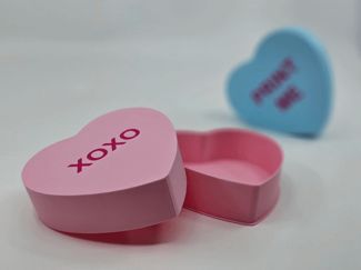 Cute Valentine's Day Heart Candy Box | 11 Phrases
