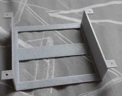 Under-counter network switch bracket