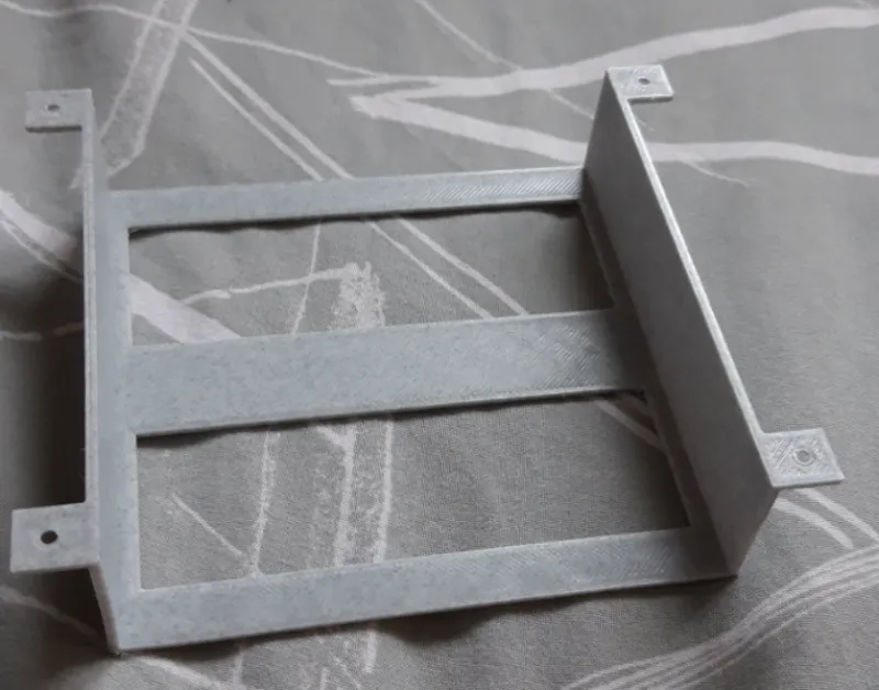 Under-counter network switch bracket