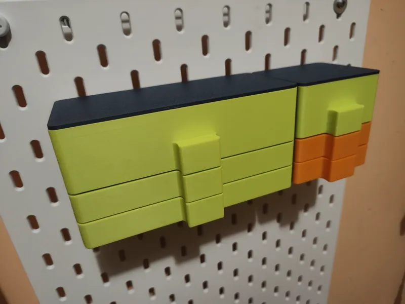 SkadiBox: Magnetic Storage System for IKEA Skådis