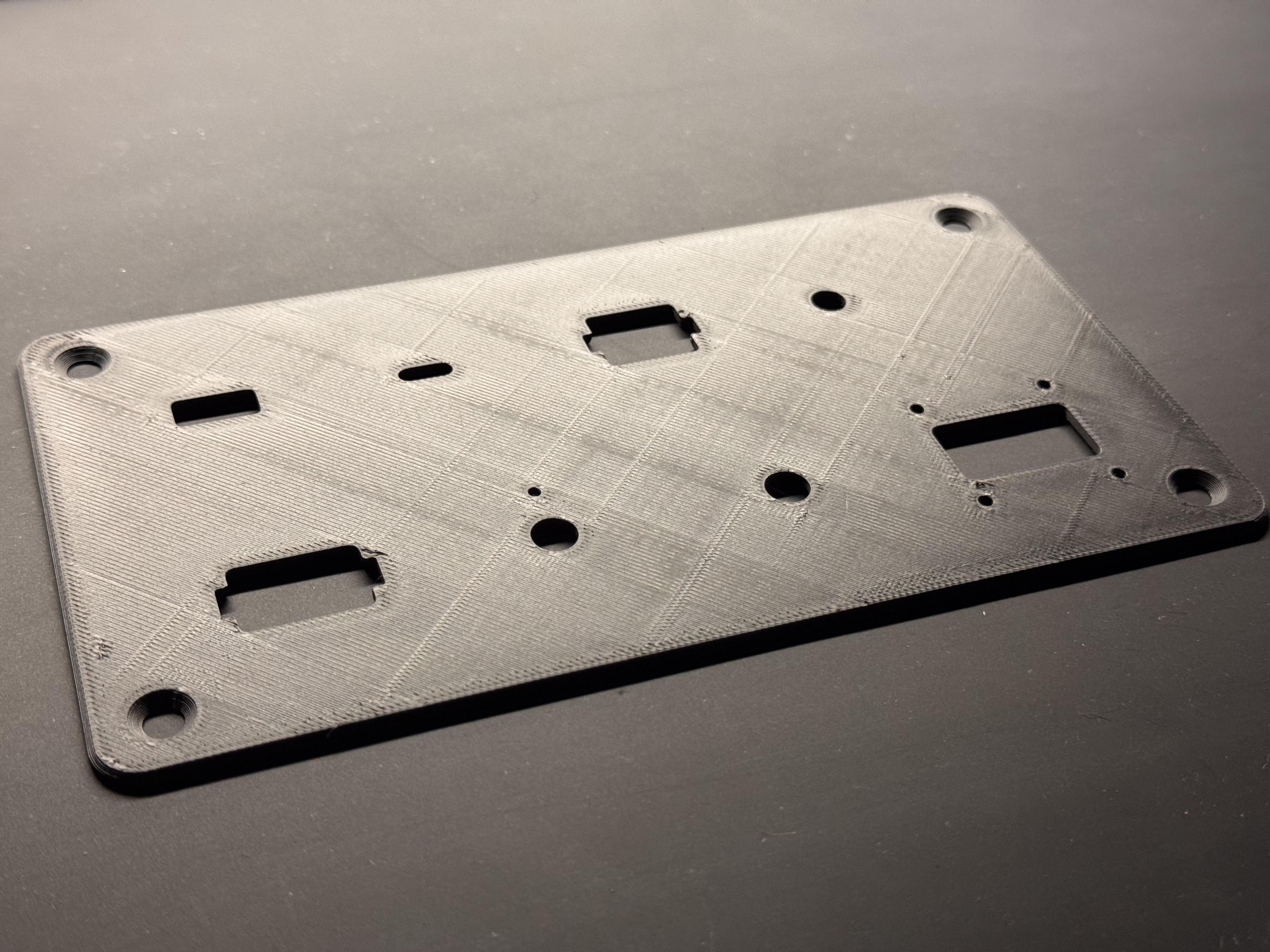 Parametric Electronics Panel Generator - OpenSCAD - 1
