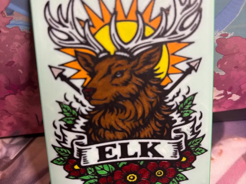 MTG Lorwyn Custom Art 3-3 Elk Token