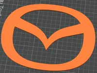 Pochoir logo Mazda — photo 1