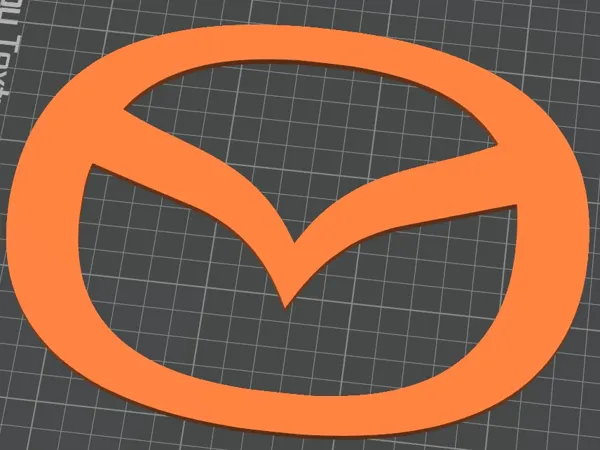 Pochoir logo Mazda