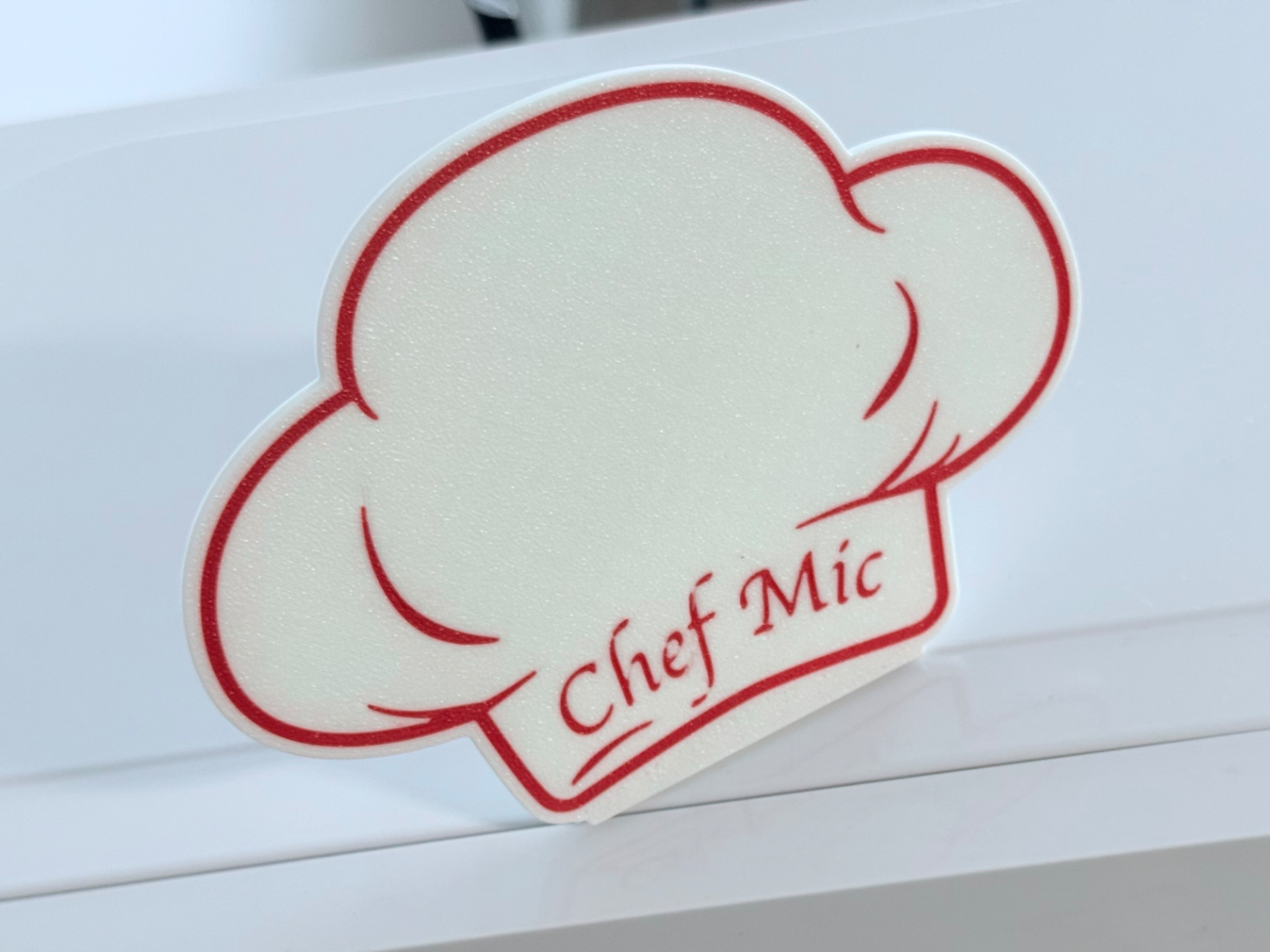 Chef Mic 厨师帽立牌
