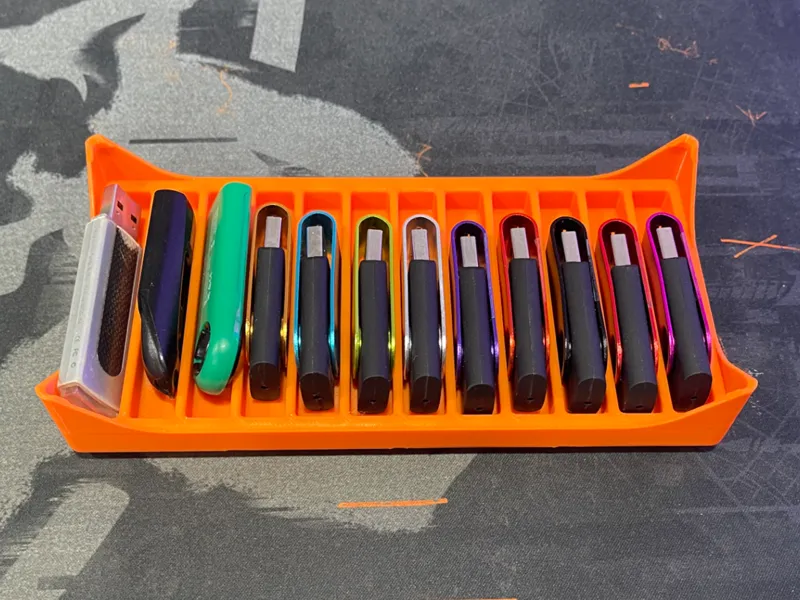 Stackable gridfinity USB holder