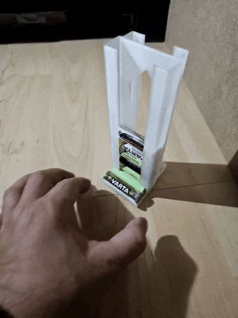 AA + AAA Battery dispenser Combined Holder Storage