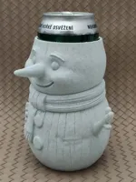 Bonhomme de neige - porte-canette / chope à bière — photo 3