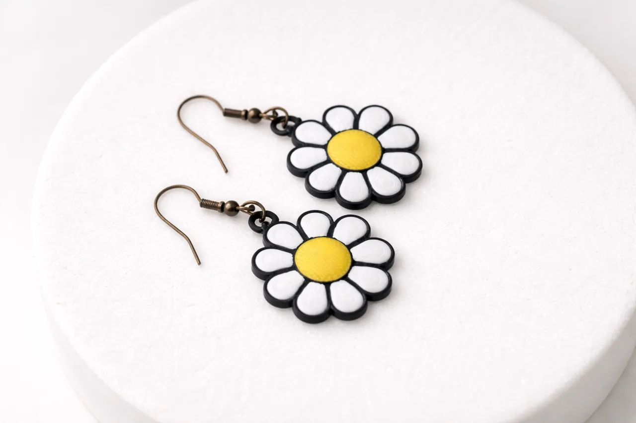 Flower Earrings view 4
