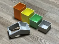 Stapelboxen und Halter in Größe S
