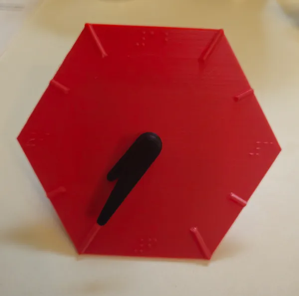 Horloge tactile en braille