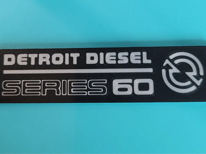 Detroit Series 60 sign
