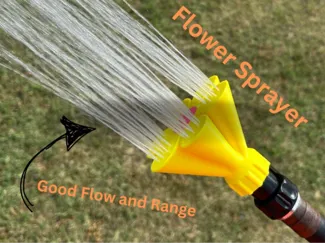 Flower Garden Hose Nozzle Sprayer 