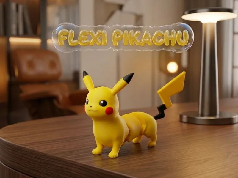 Pokemon pikachu flexi dog