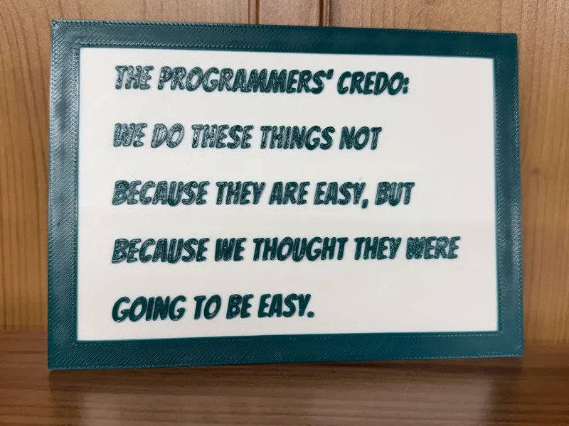 Programmers Credo