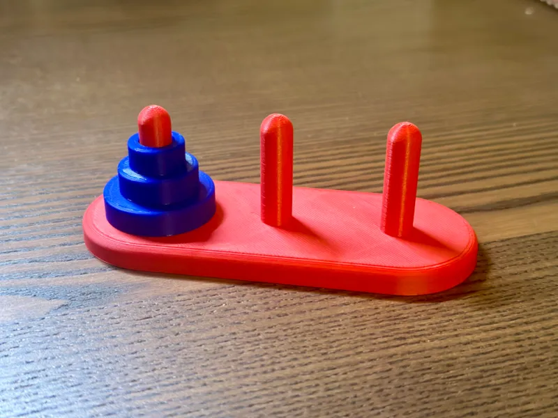 Tower of Hanoi (easy mode)