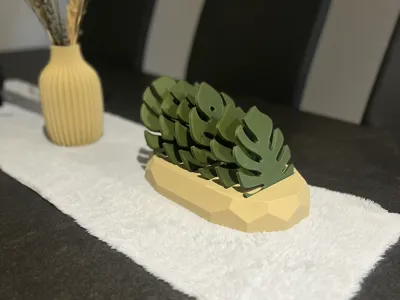 Monstera Coasters [and Holder]