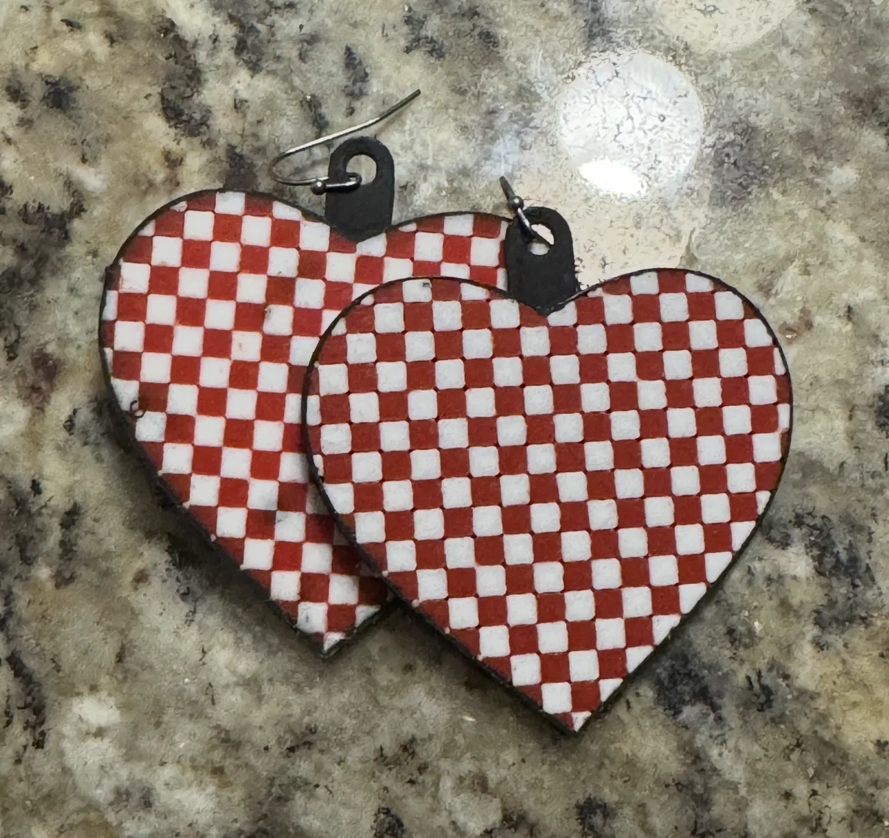 Croatian Heart Earrings view 2