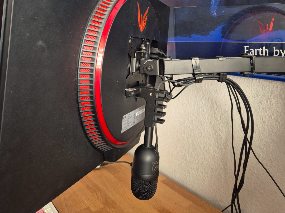 VESA 100 Mikrofonhalterung V2 für 27/32" Monitor