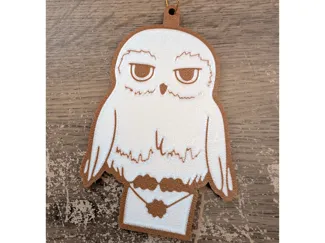 Hedwig Harry Potter Gingerbread Christmas Ornament