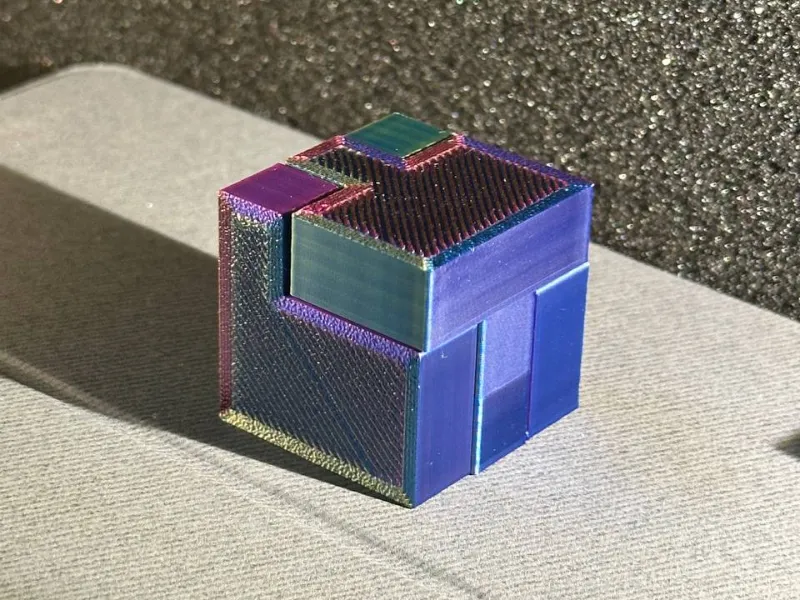 3 Pieces Cubic Puzzle (3x3 blocks)