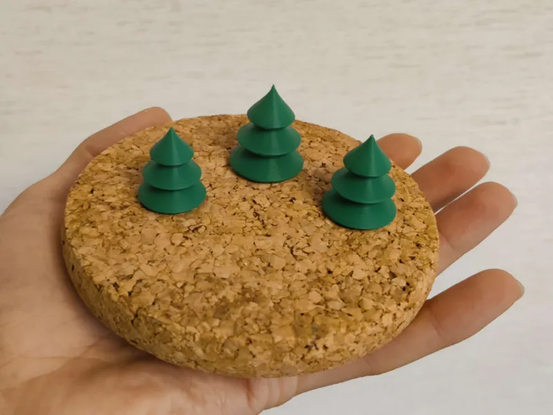 Modern Mini Simple Christmas Trees – Set of Three