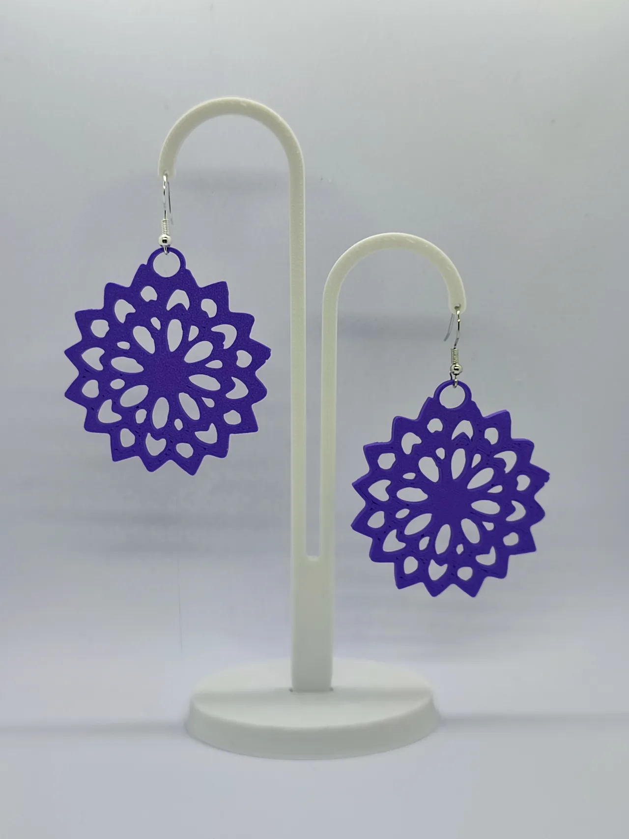 Pendientes flor del desierto view 2