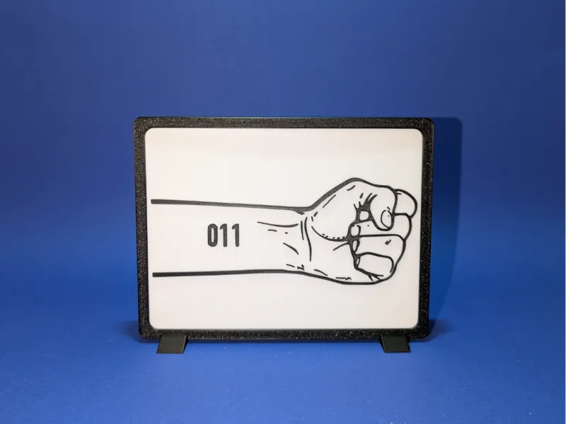 Eleven tattoo wall art
