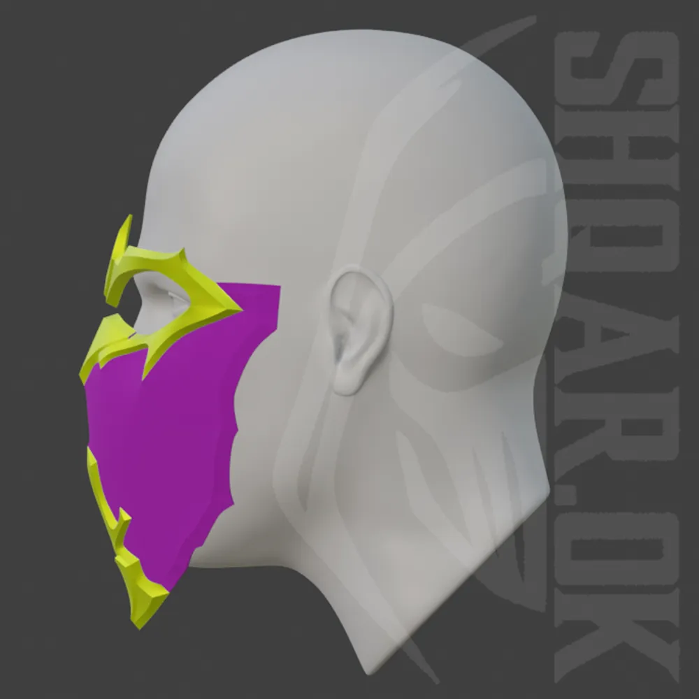 Rain mask from Mortal Kombat 9 - Free 3D Print Model - MakerWorld