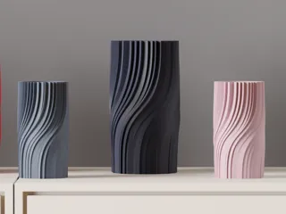 Modern Vase. elegant twisted vase. Beautiful gift