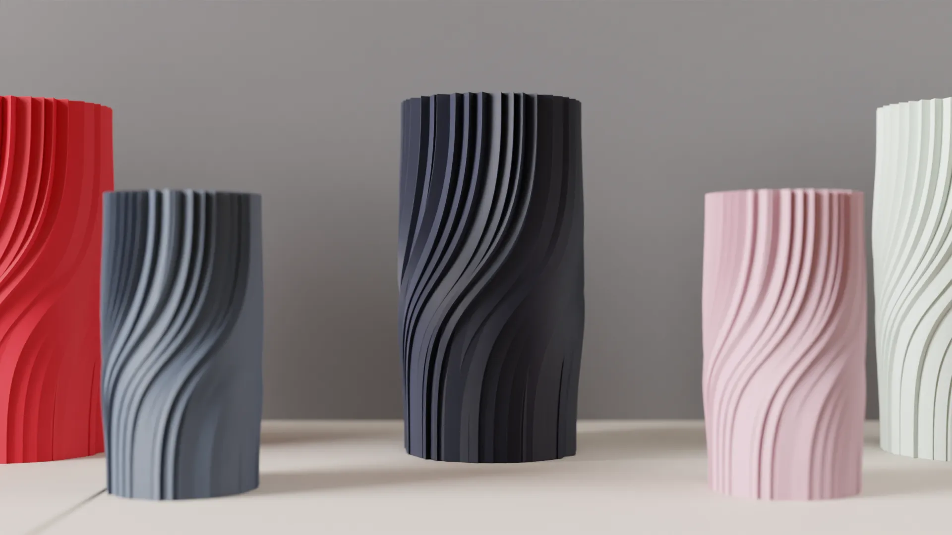 Modern Twisted Vase - Automotive - PLA - 3D printed product - фото 8
