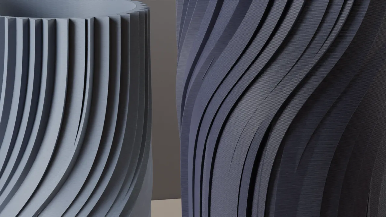 Modern Vase. elegant twisted vase. Beautiful gift view 2
