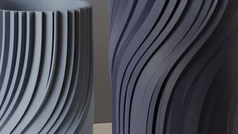 Modern Vase. elegant twisted vase. Beautiful gift view 2
