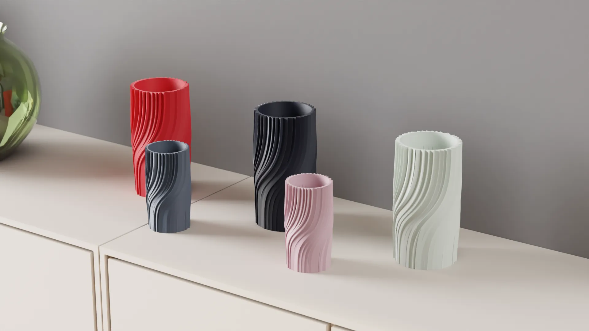 Modern Twisted Vase - Automotive - PLA - 3D printed product - фото 7