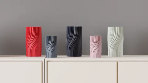 Modern Vase. elegant twisted vase. Beautiful gift view 4