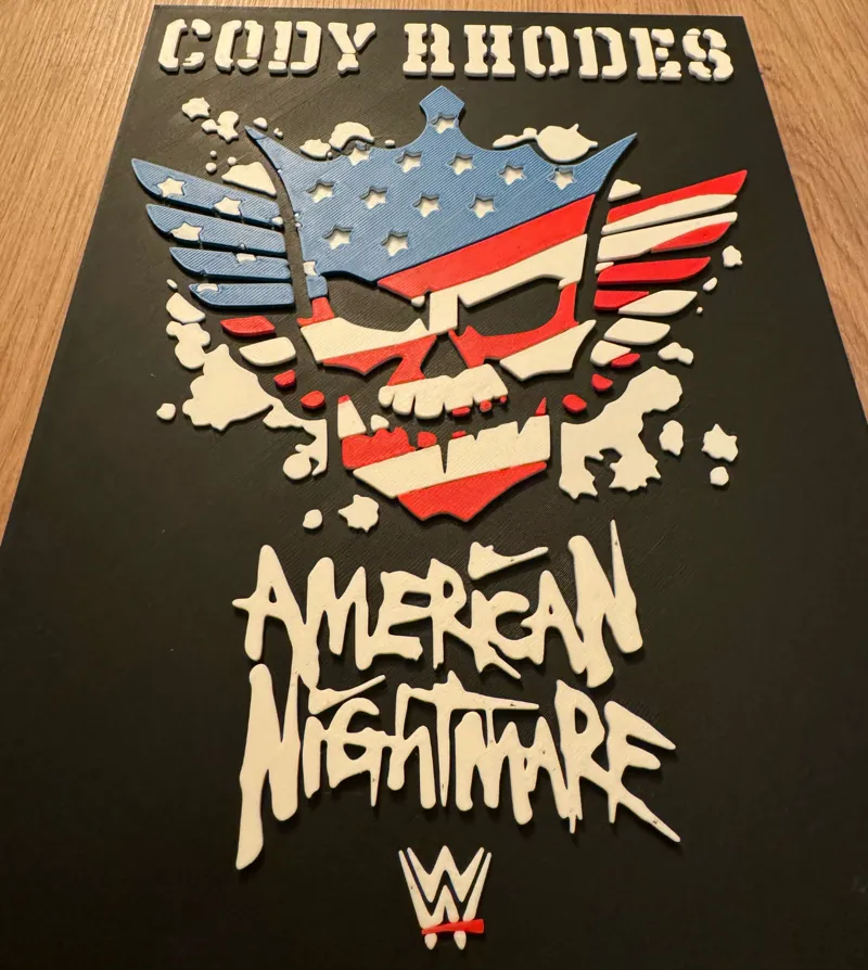 WWE Cody Rhodes Wall Art