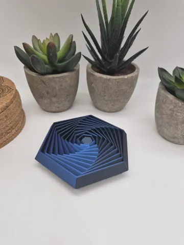 Objeto manipulable: Fractal Hexagon Fidget Toy - 4 Sizes — vista de referencia 5
