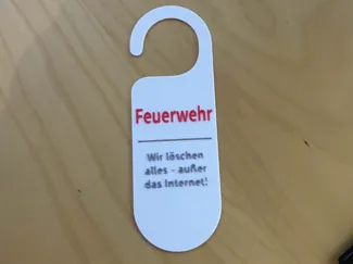 Feuerwehr Schild/Türanhänger 