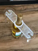 2-in-1 Wine Bottle Glass Holder