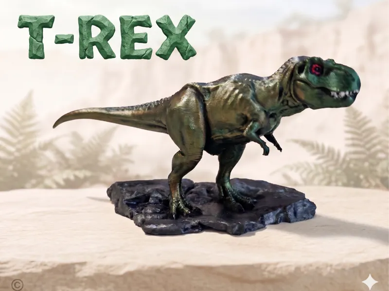 T-REX (Tyrannosaurus Rex dinosaur realistic model)