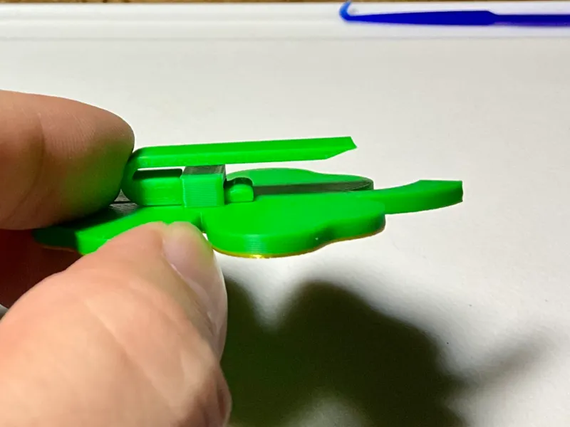 Bigger clip bump for ST PATRICK'S DAY CLOVER CLIP