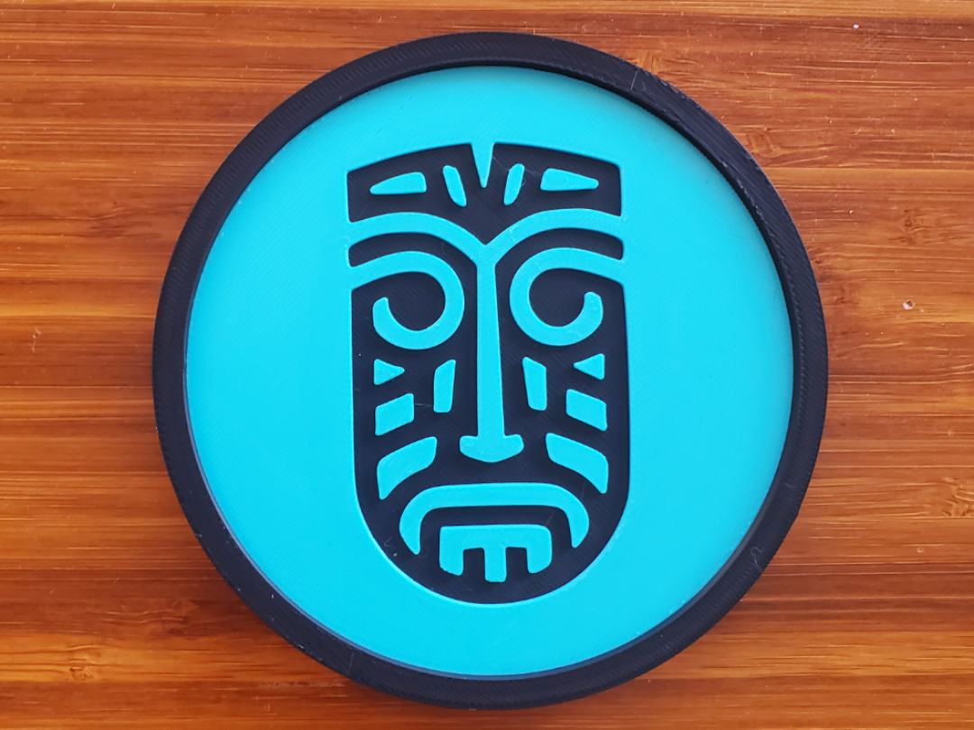 tiki coaster