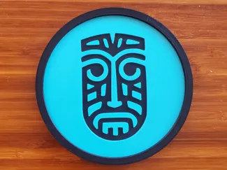 tiki coaster