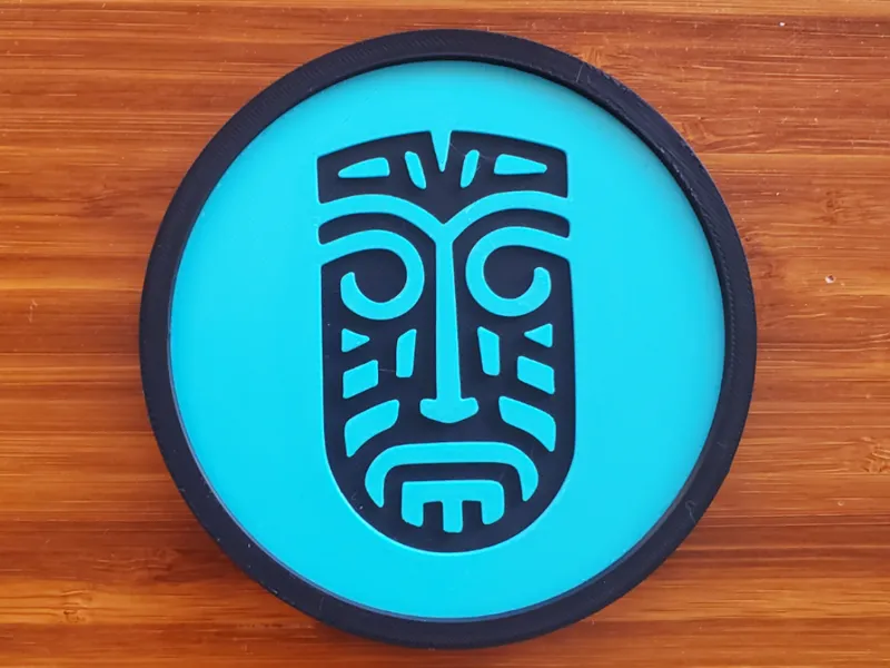 tiki coaster