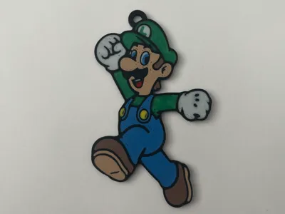 Luigi Keychain