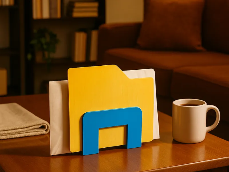 New Folder! Letter Holder Inspired by Windows Icon