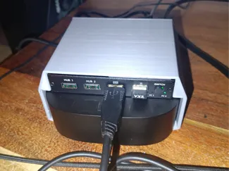 HP docking station kvm holder